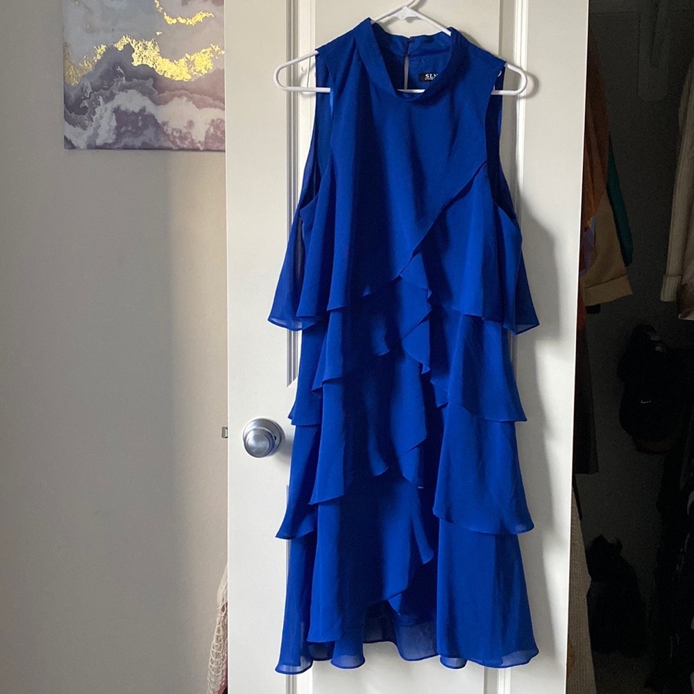 SLNY Tiered Dress